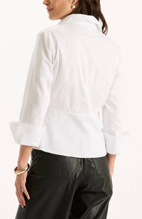 Tyler Boe - Paige Cotton Twisted Front Top