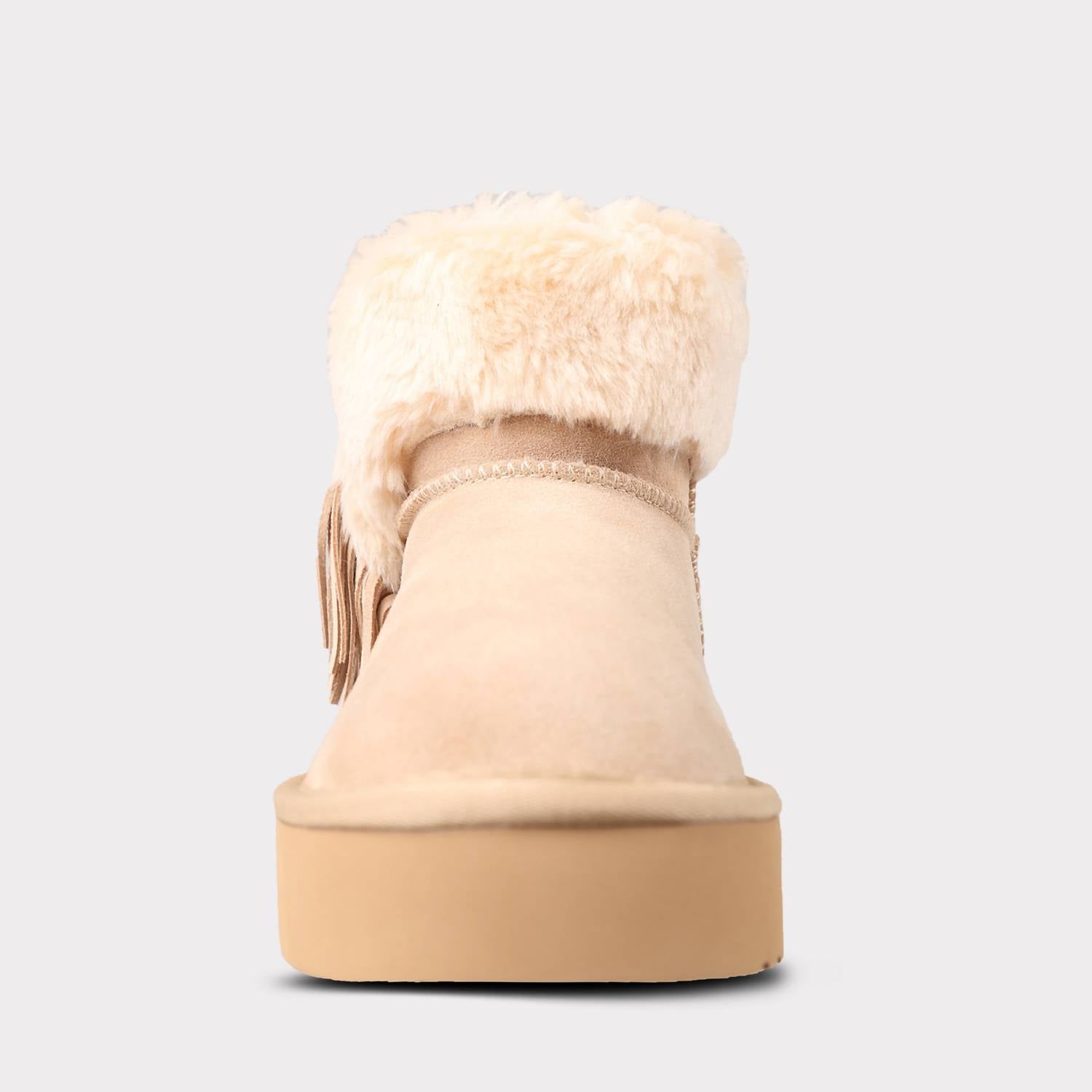 Lamo Women's Amari Suede Platform Boot in sand - women's shoe - view 4