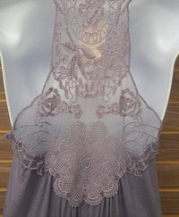 Ginger G - Women's Lavender/lace Tank Top