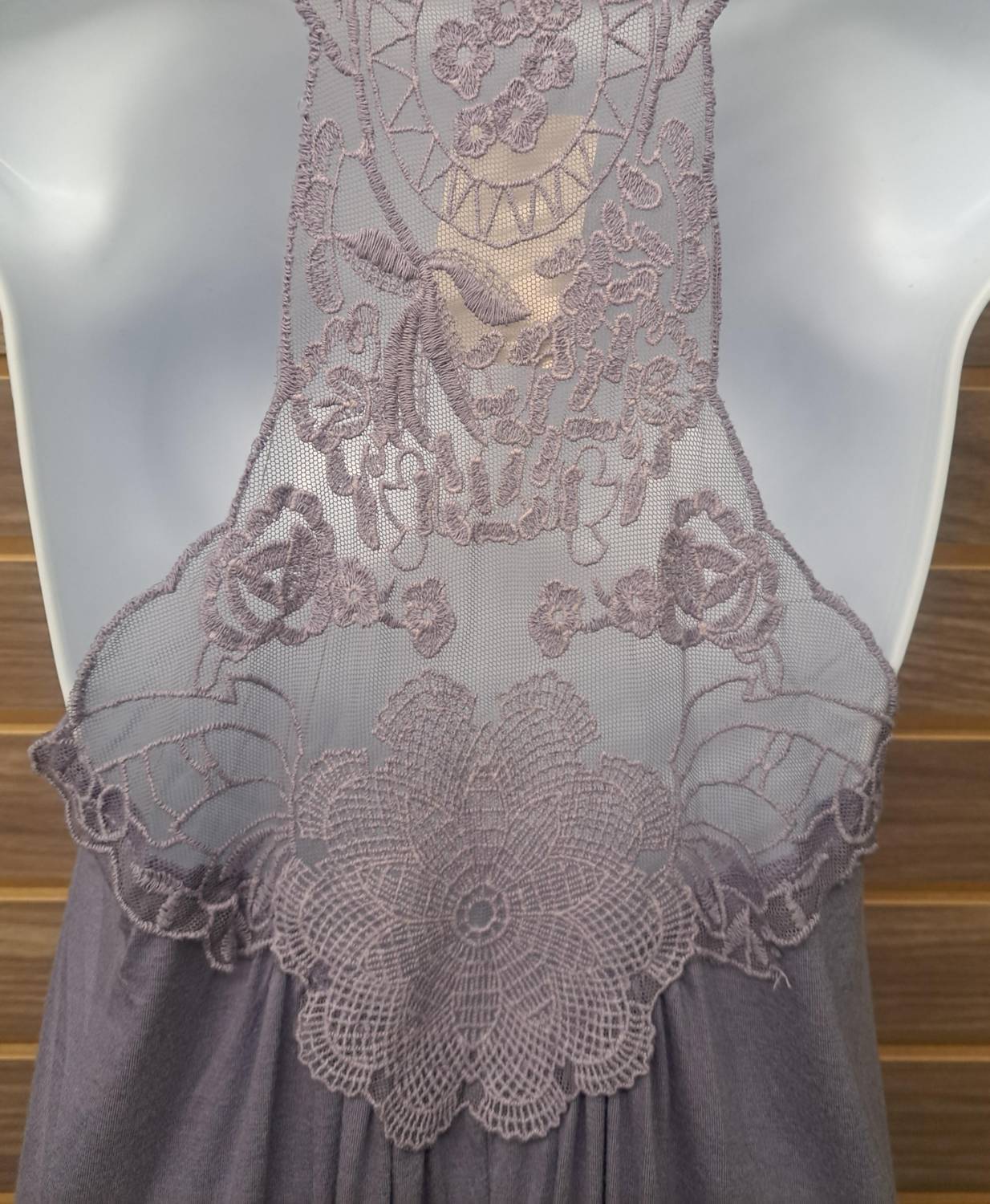Ginger G - Women's Lavender/lace Tank Top