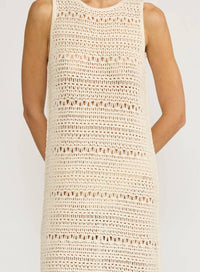 Lucy Paris - Crochet Midi Dress