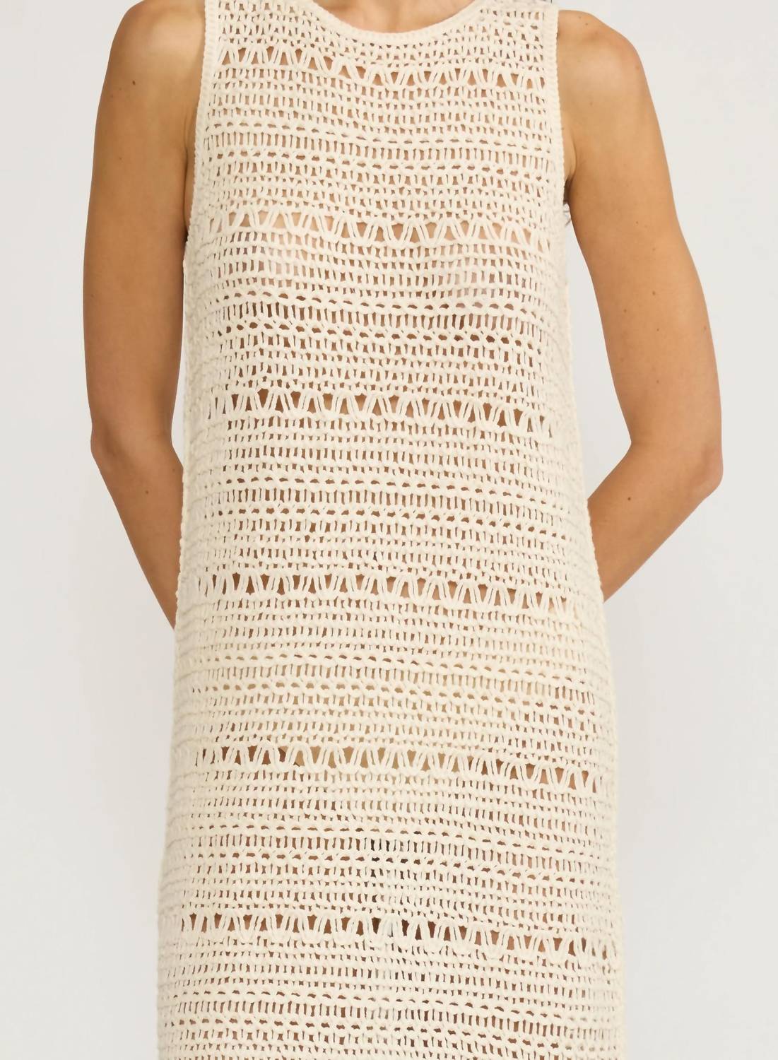 Lucy Paris - Crochet Midi Dress