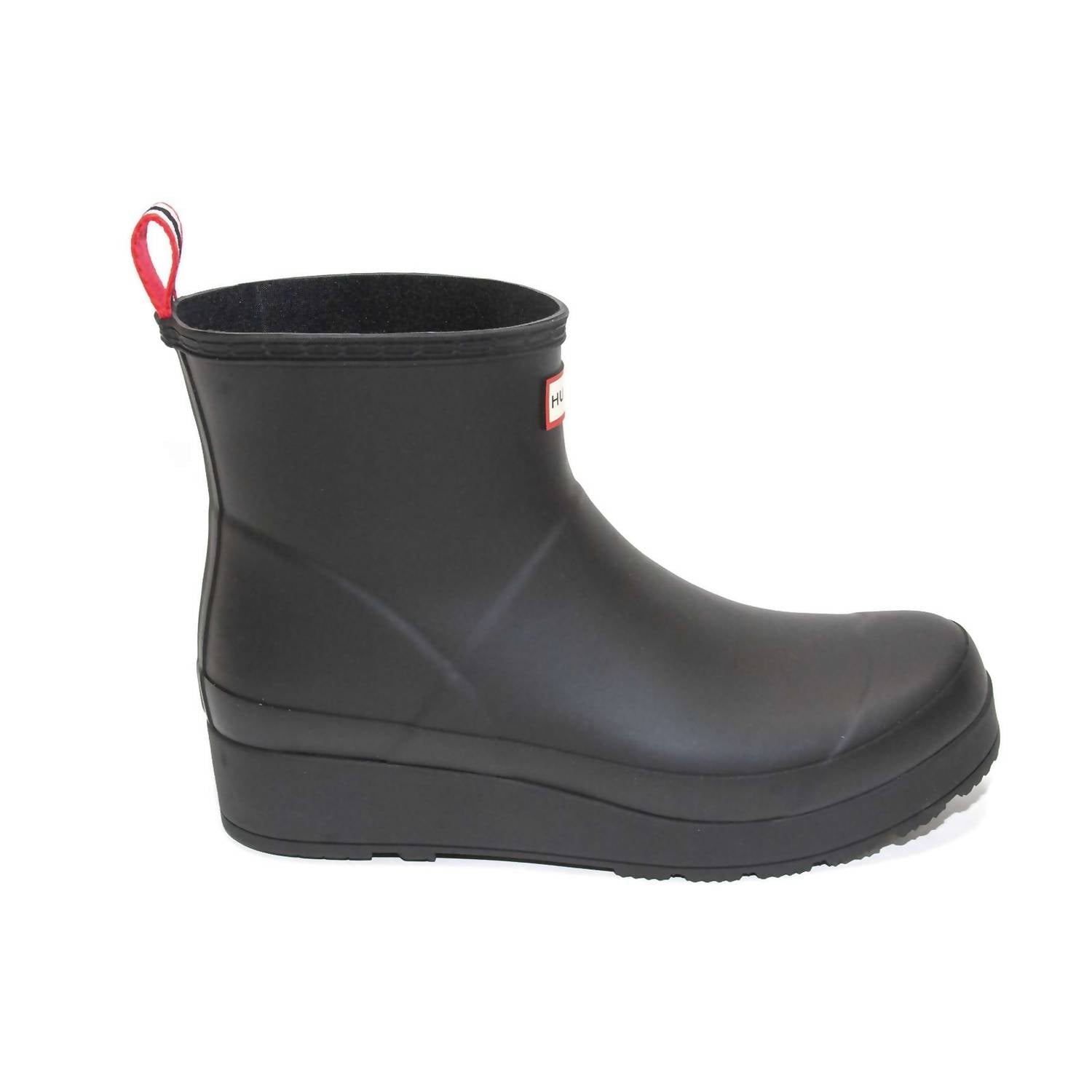 HUNTER Women's Original Short Play Boots in black - women's shoe - alternate view