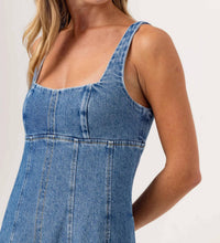 sundays Willa Midi Dress in denim - women's dress - alternate view