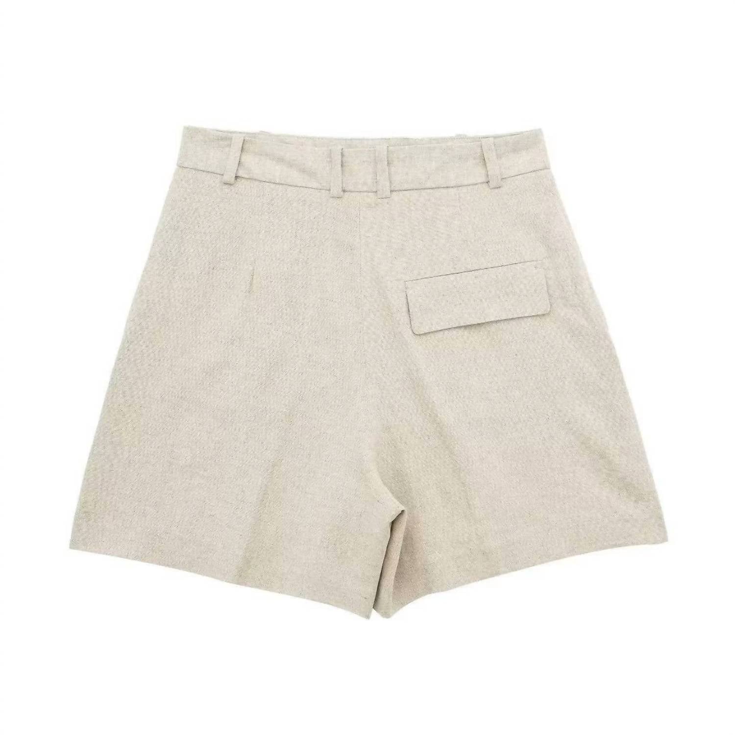 Sweetkama - Tailored V-neck Vest & Shorts Set