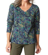 Habitat - V Neck Long Sleeve Tee