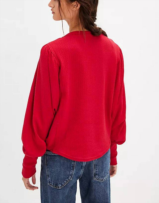 Free People - Quinn Knit Thermal Sweater