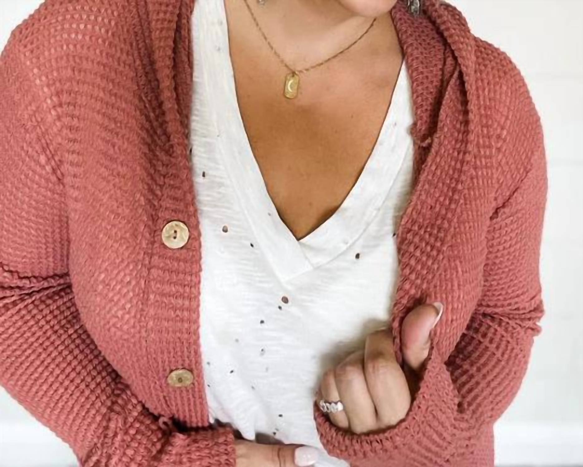 Blakely - Avery Boyfriend Cardigan - Plus