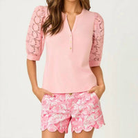 Lilly Pulitzer - RONSON EYELET KNIT TOP