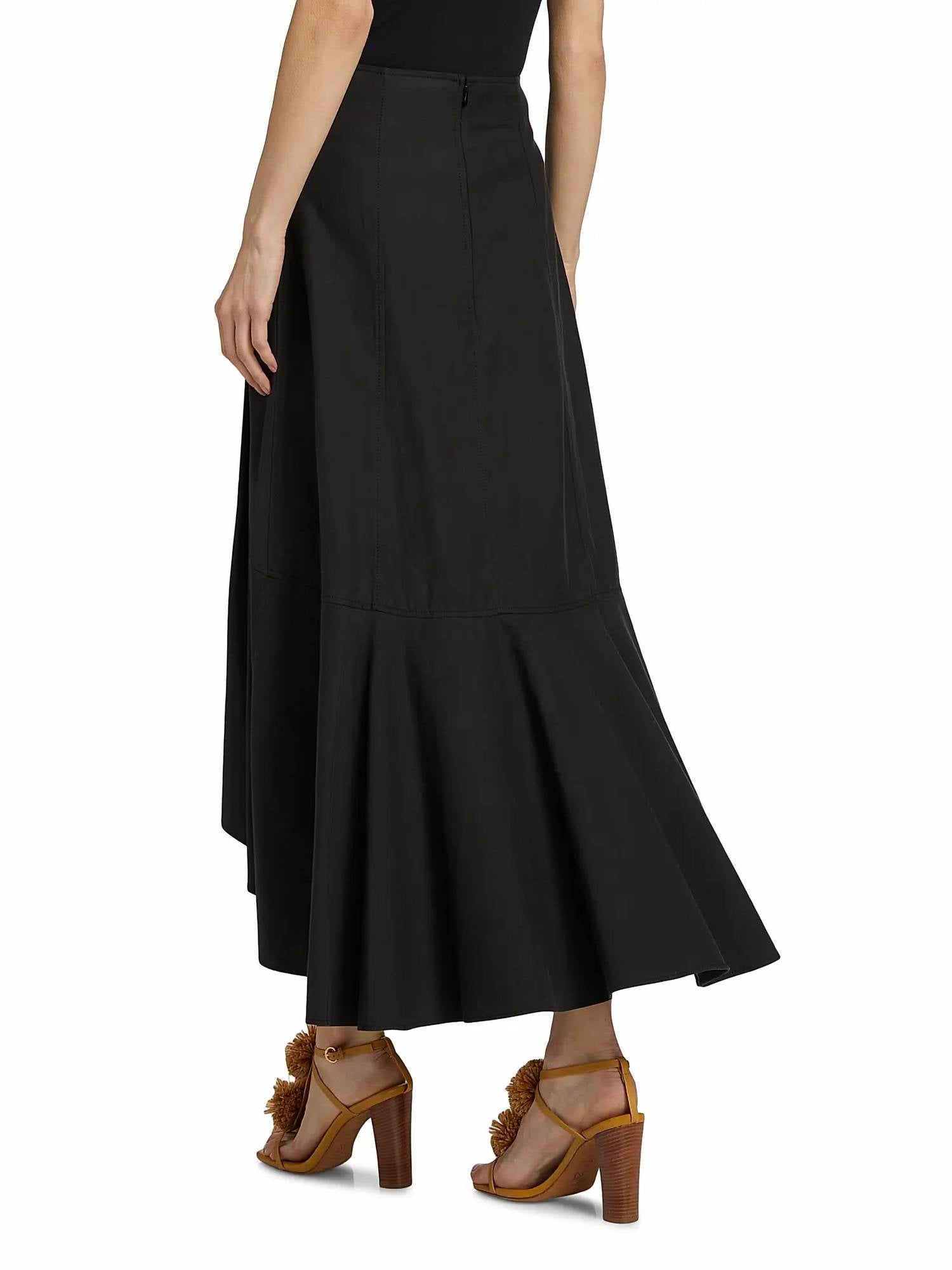 Ulla Johnson - Sabina Ruffled Cotton-blend Midi Skirt
