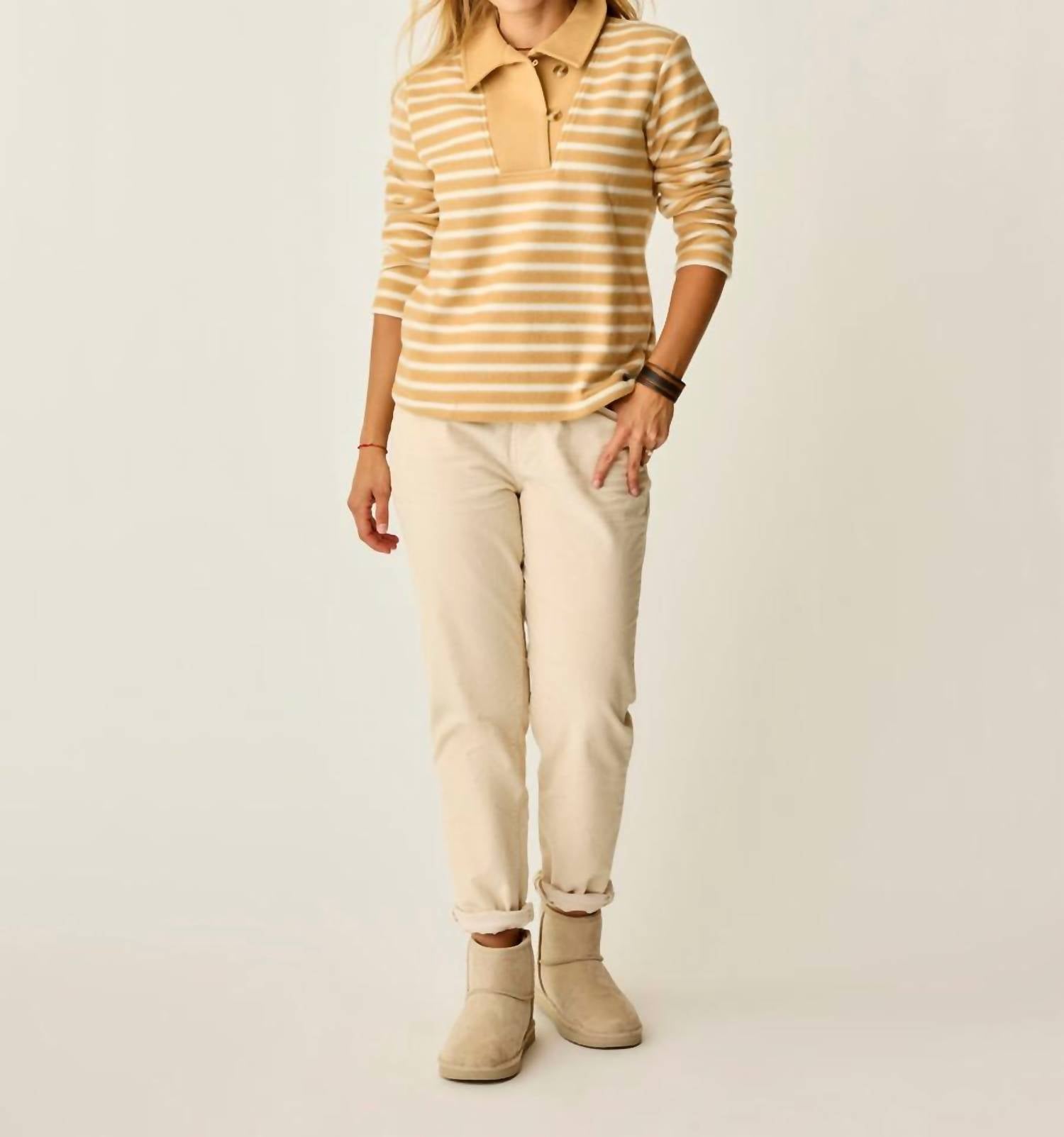Carve Designs - Clara Fleece Pullover Sweatshirt