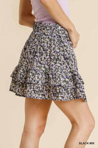 Umgee - Fun And Flouncy Floral Skirt