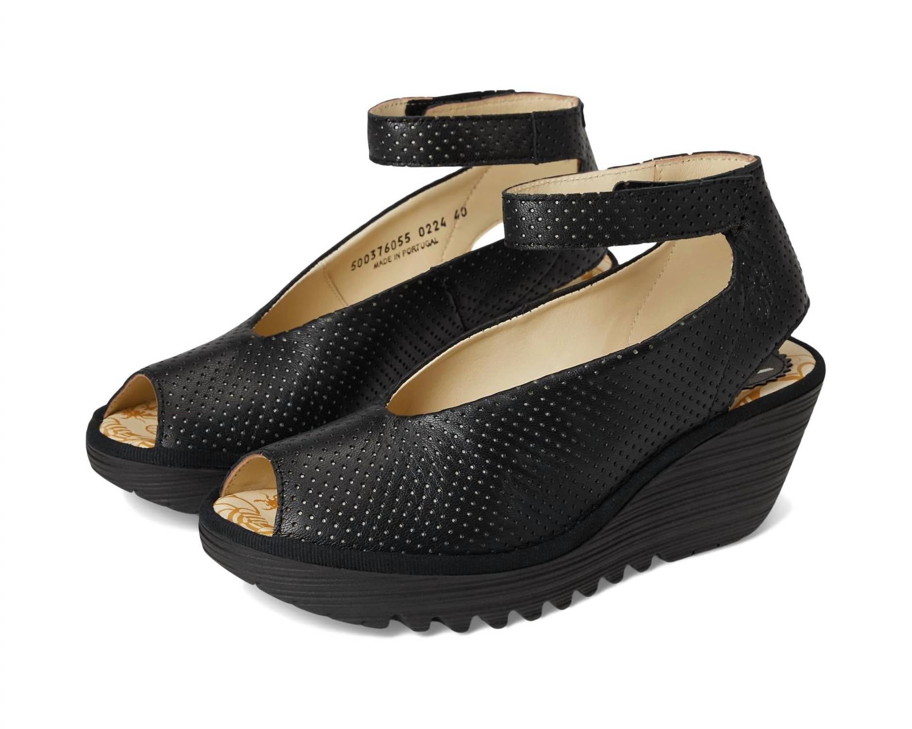 Fly London - Women's Yala376fly Perf Wedge Sandal