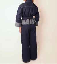 Gracia - Wide Leg Cotton Pant