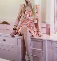 The Shirt - Floral Henley Dress