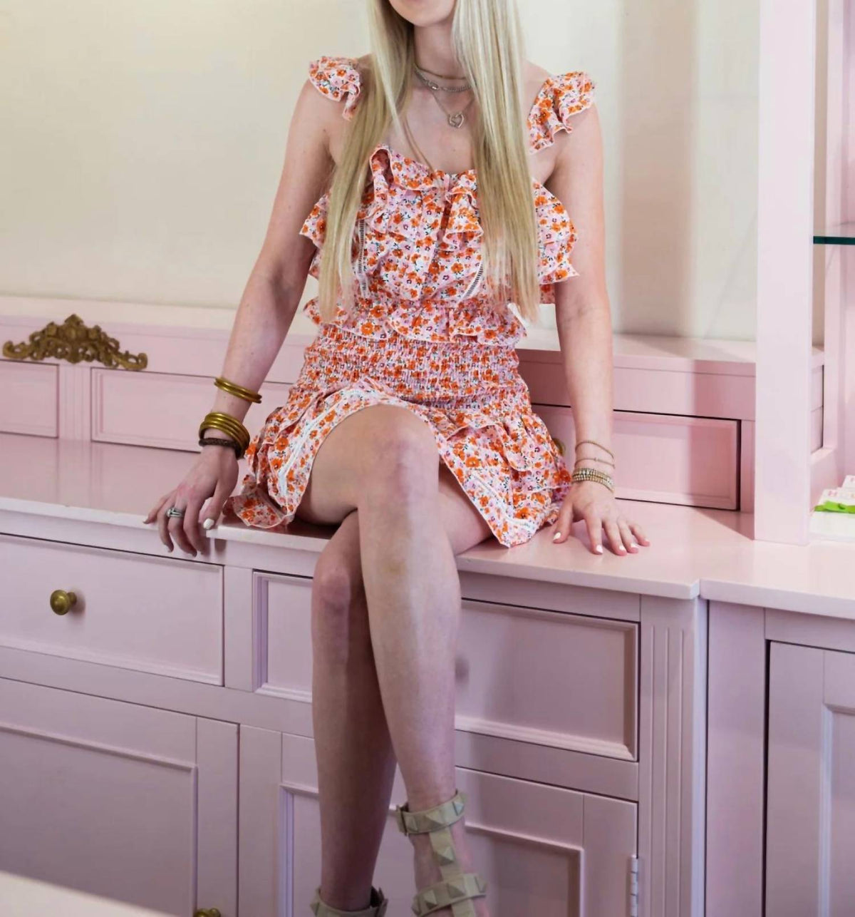The Shirt - Floral Henley Dress