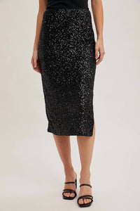 Bluivy - Sequin Midi Skirt