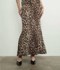 Aaron & Amber - Leopard Maxi Skirt