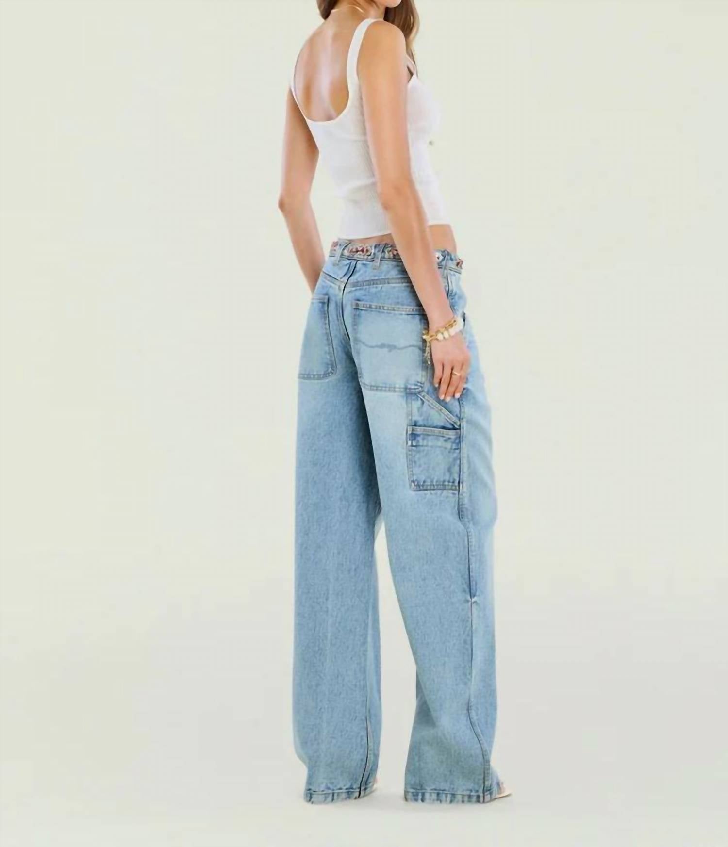 Ser.O.Ya - Bond Denim Relaxed Wide Pants
