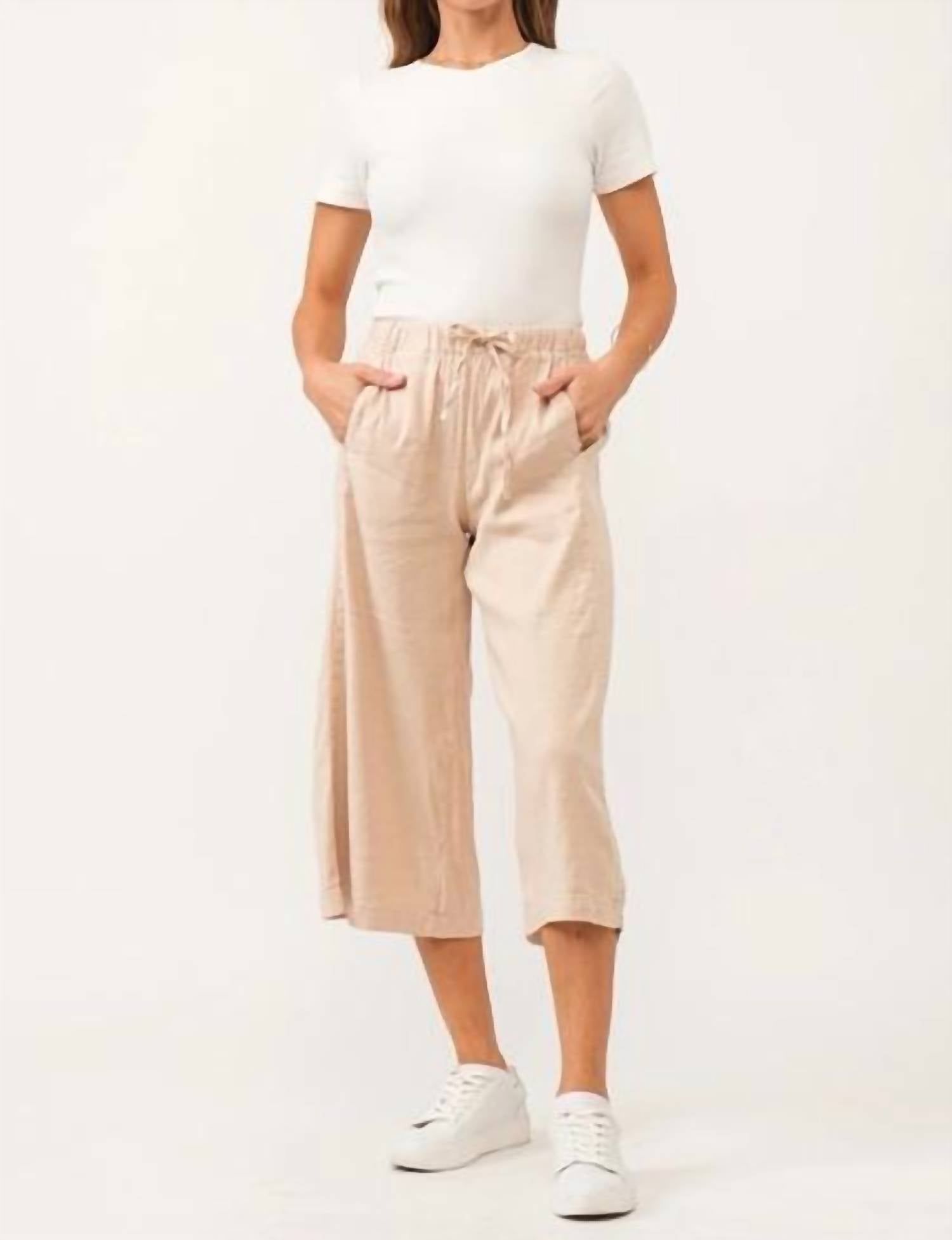 Dear John Denim - Elina Super High Rise Cropped Wide Leg Pants