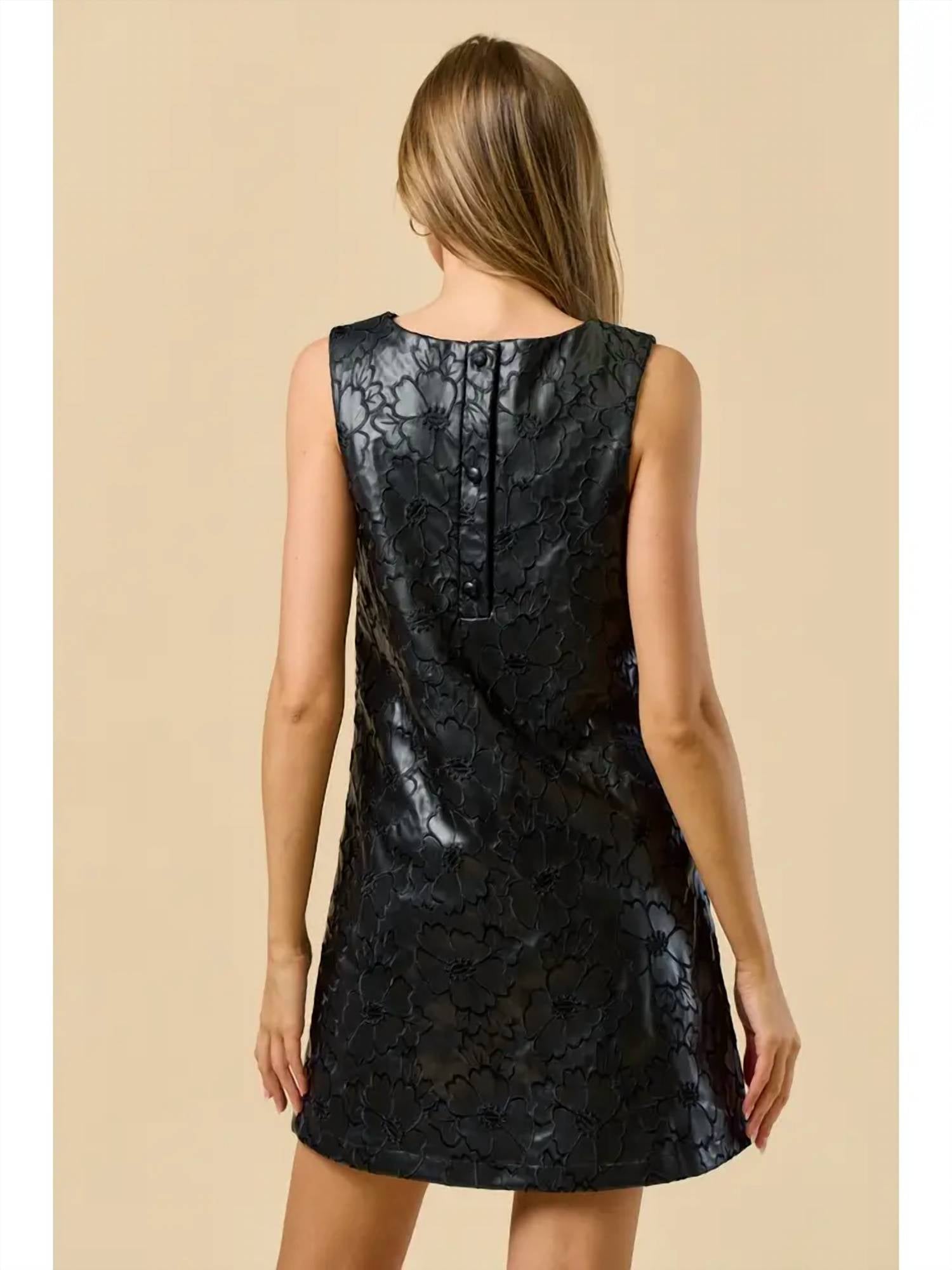 Lalavon - Emery Embroidered Mini Dress