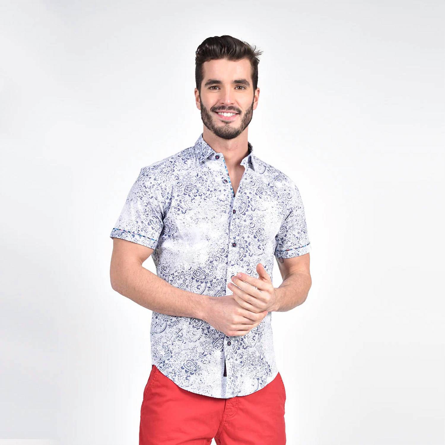 Eight X - Paisley Trace Short Sleeve Shirt