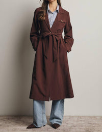 Forte - Marlo Longline Trench Coat