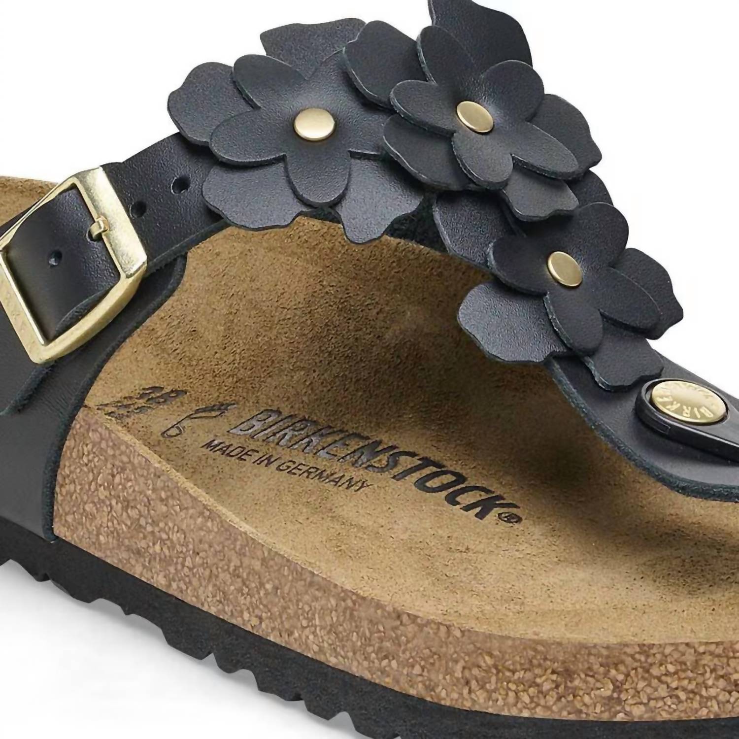 Birkenstock - Women's Gizeh Flower Embellishment Sandals