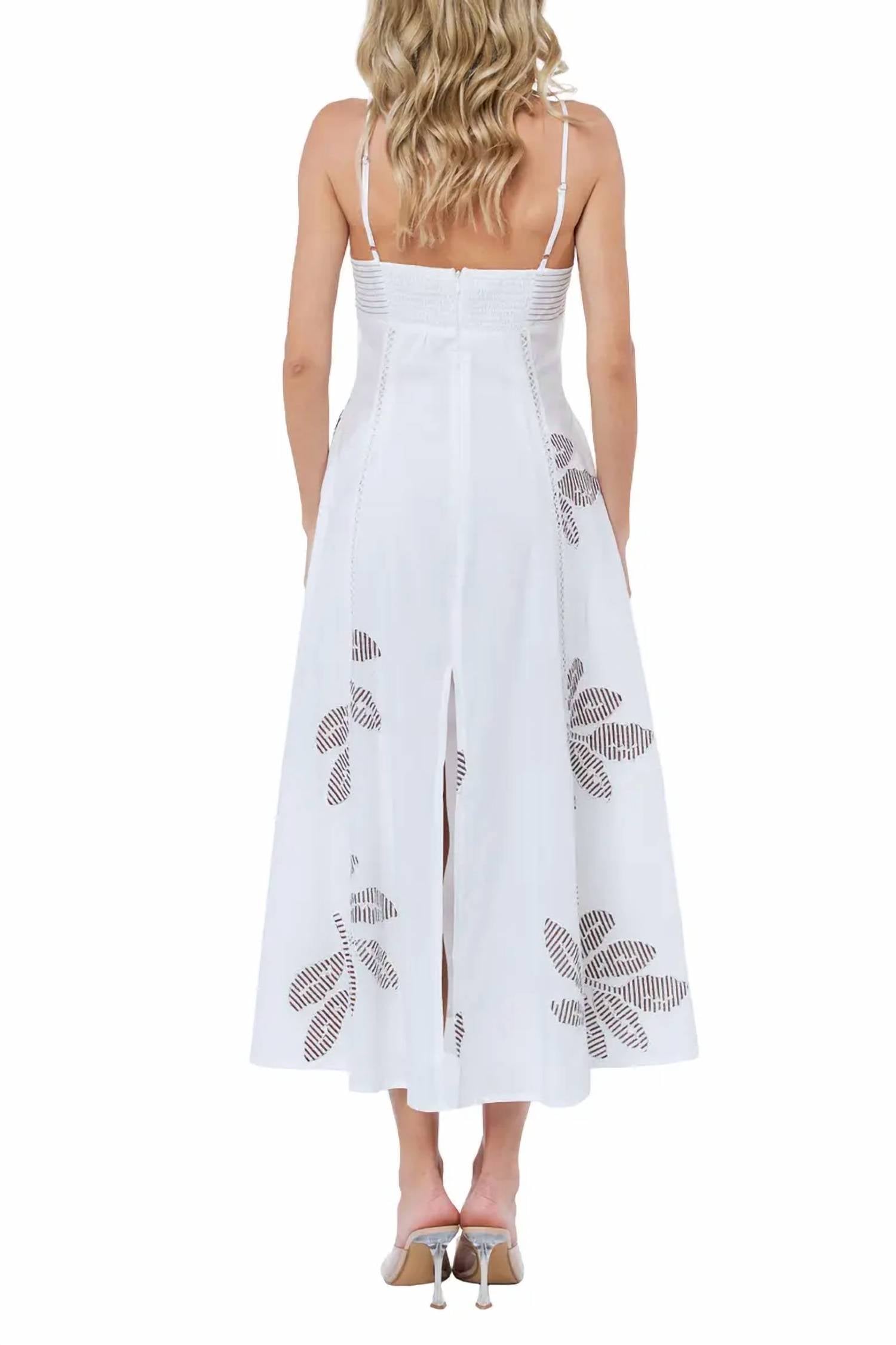 Ciebon - Stitch Detail Midi Dress