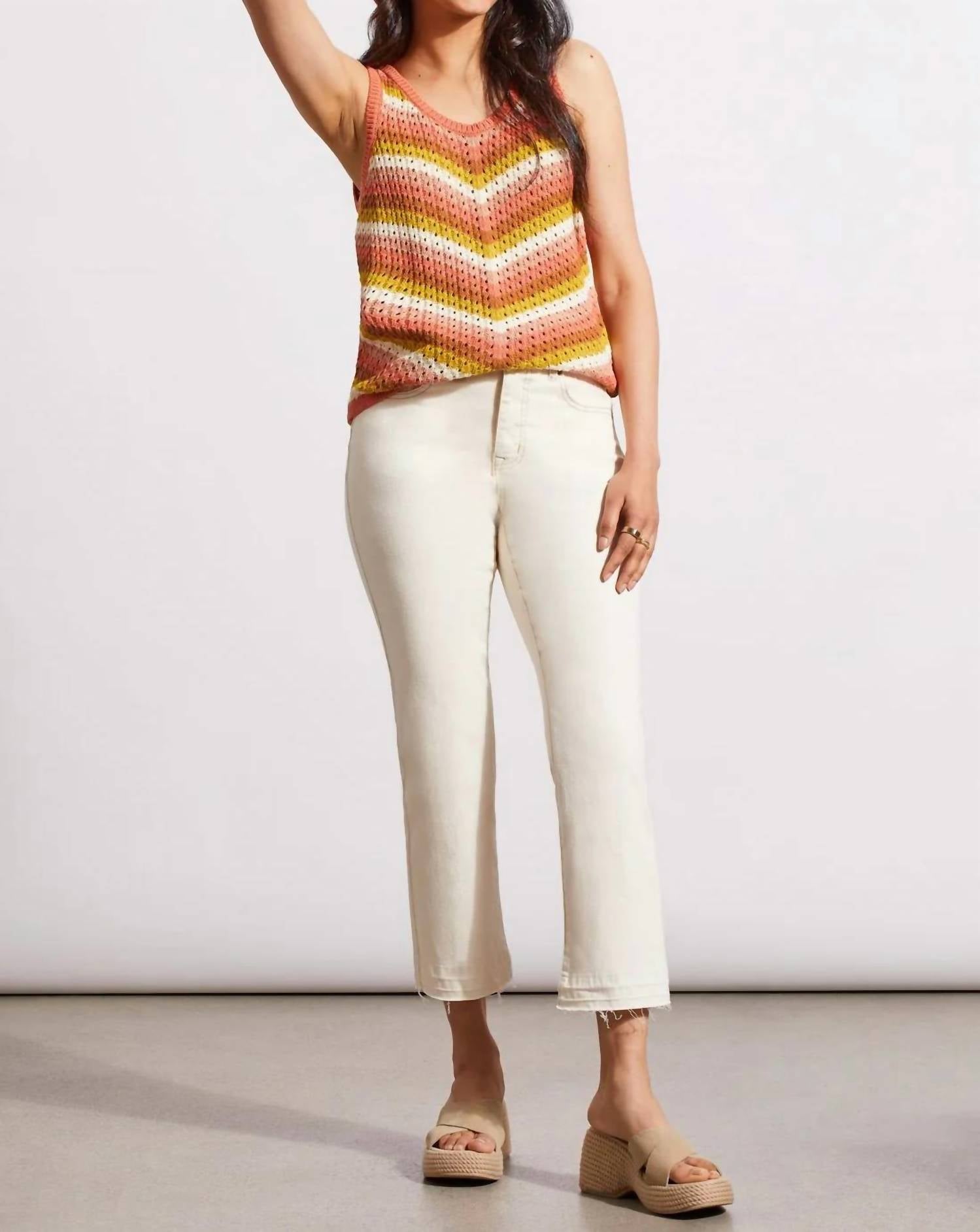 Tribal - Women's Sophia Curvy Micro Flare Crop Pants