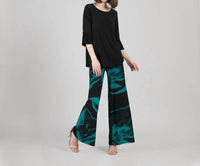 Clara Sun Woo - Tie Cuff Curved Hem Tunic Top
