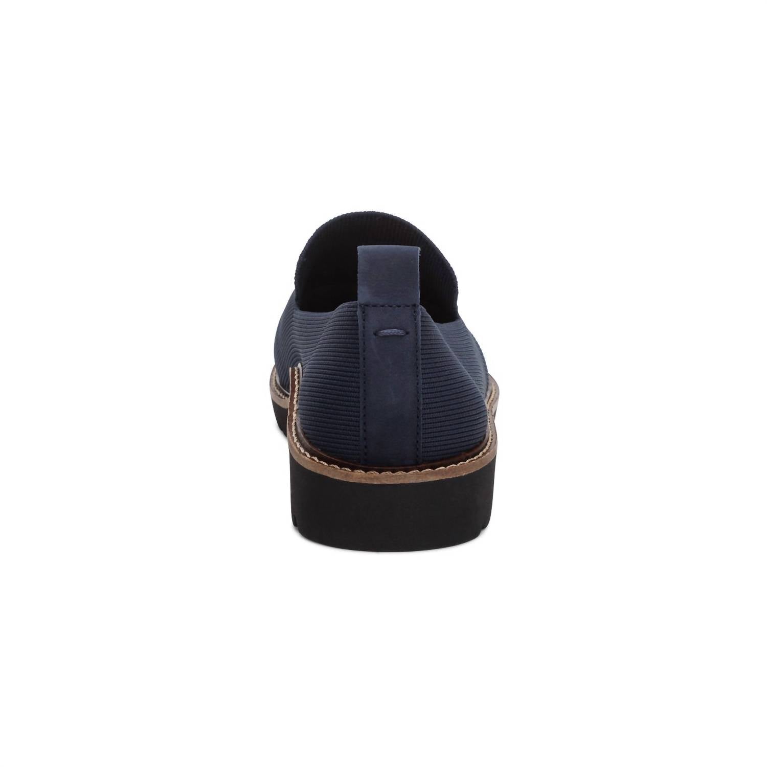 Aetrex Women's Chloe Slip On Loafers in navy - women's flats - view 6