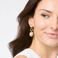 Julie Vos - Wave Tier Pearl Earrings