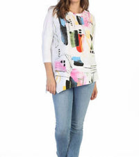 Jess & Jane - Dreaming Mineral Washed Dolman Sleeve Cotton Top