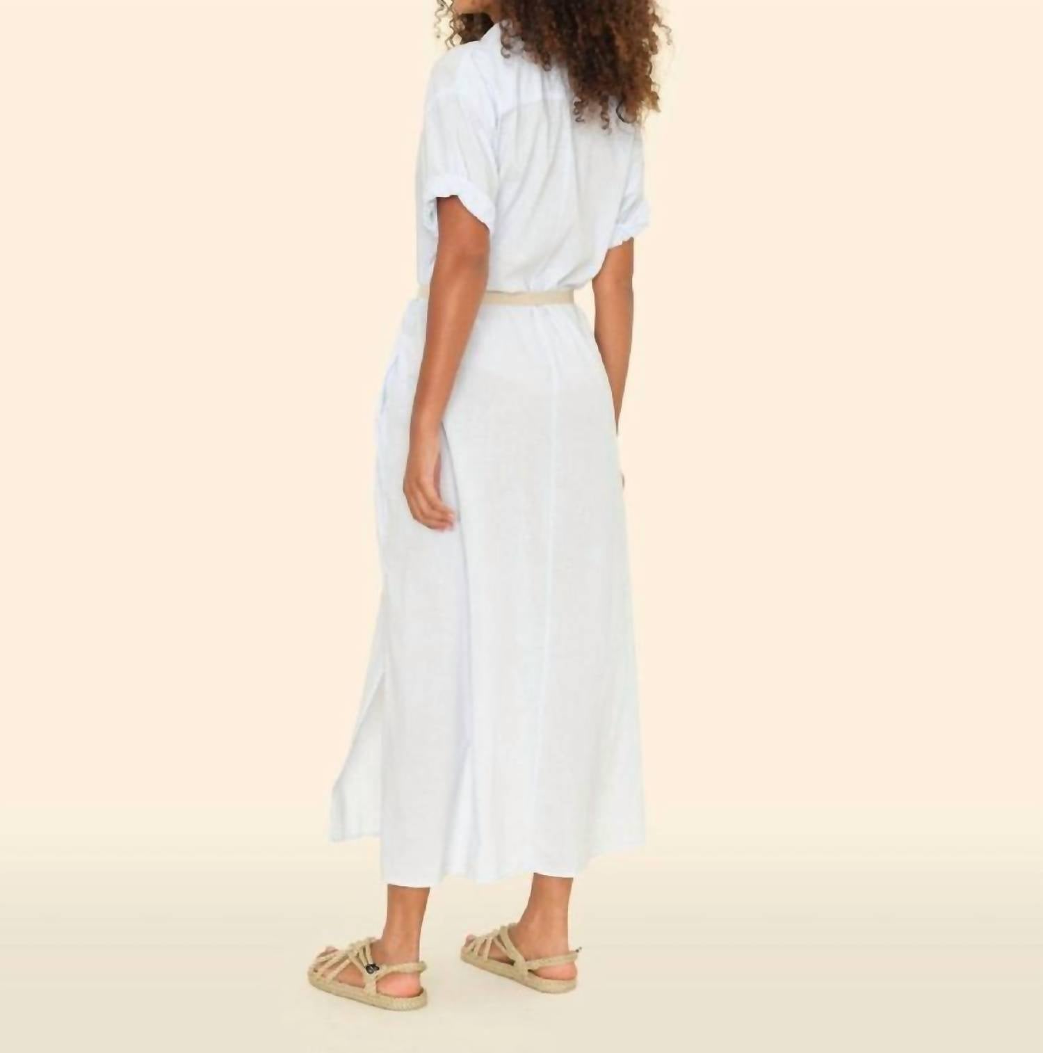 XIRENA Linnet Dress in skylight - women's dress - detail view
