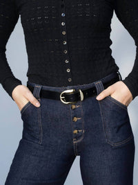 Sanctuary Women's All Day Belt in black - women's accessory - alternate view