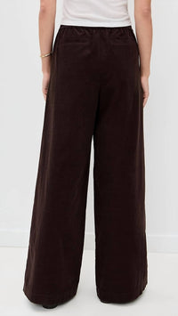 Atm - Corduroy Wide Leg Pull On Pant