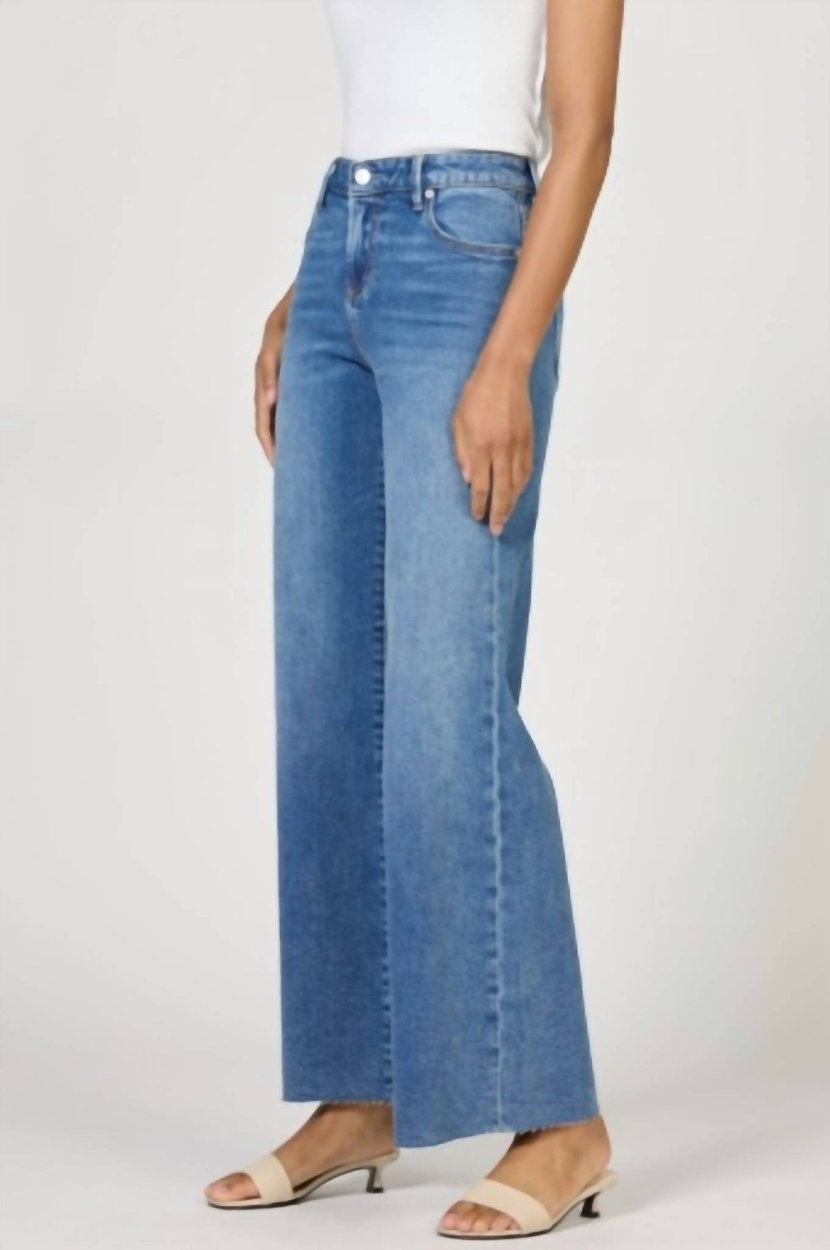 Dear John Denim - Micah Mid Rise Wide Leg Jeans