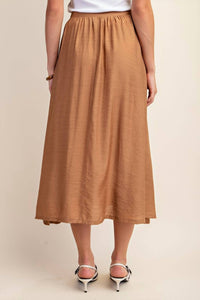 Gigio - Button Down Midi Skirt