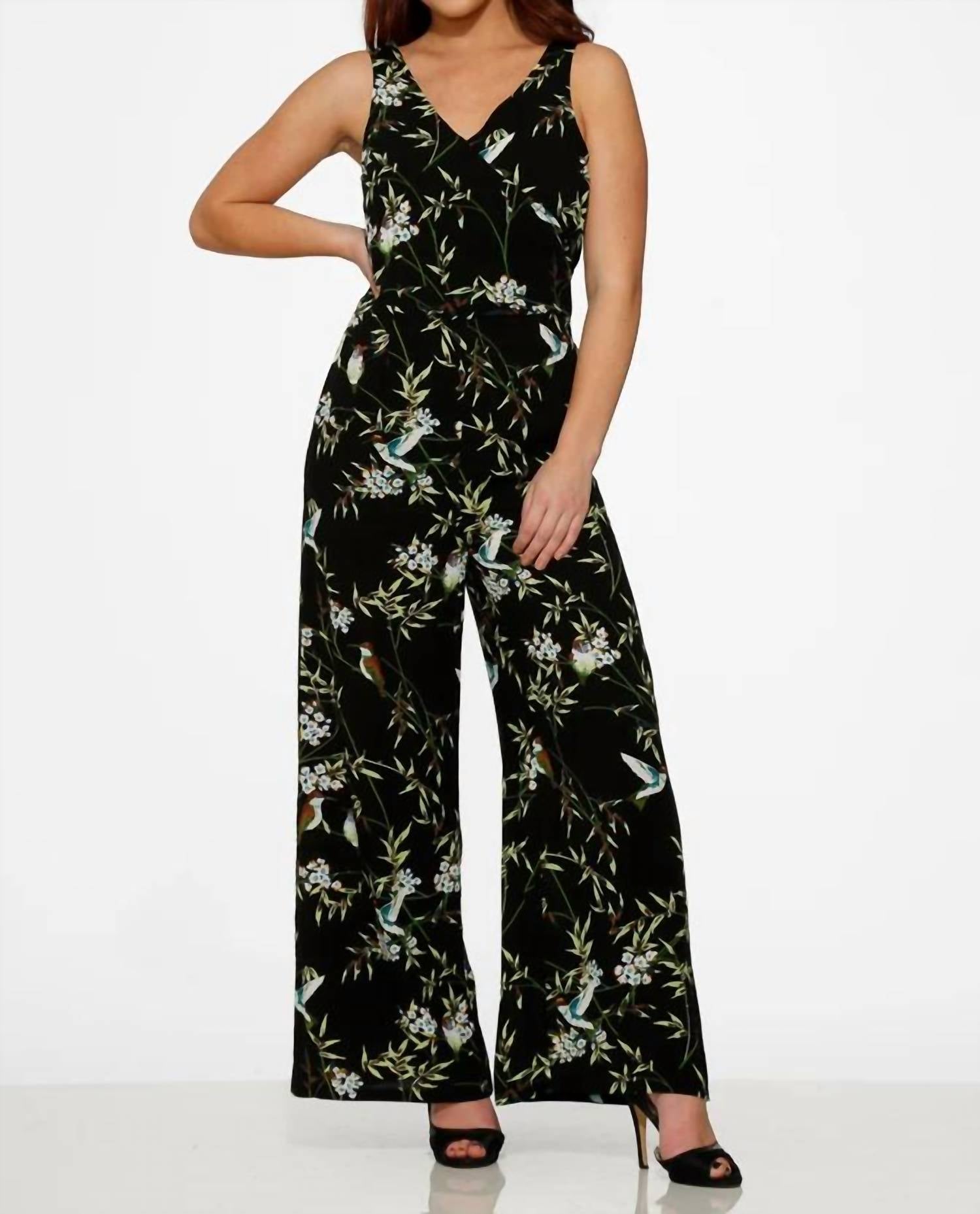 Orchid Bloom - Leaf Jumpsuit