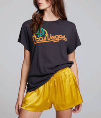 Chaser - Jersey Short Sleeve Crew Las Vegas Top