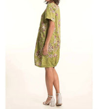 Linen Luv - Elastic Bottom Bubble Dress