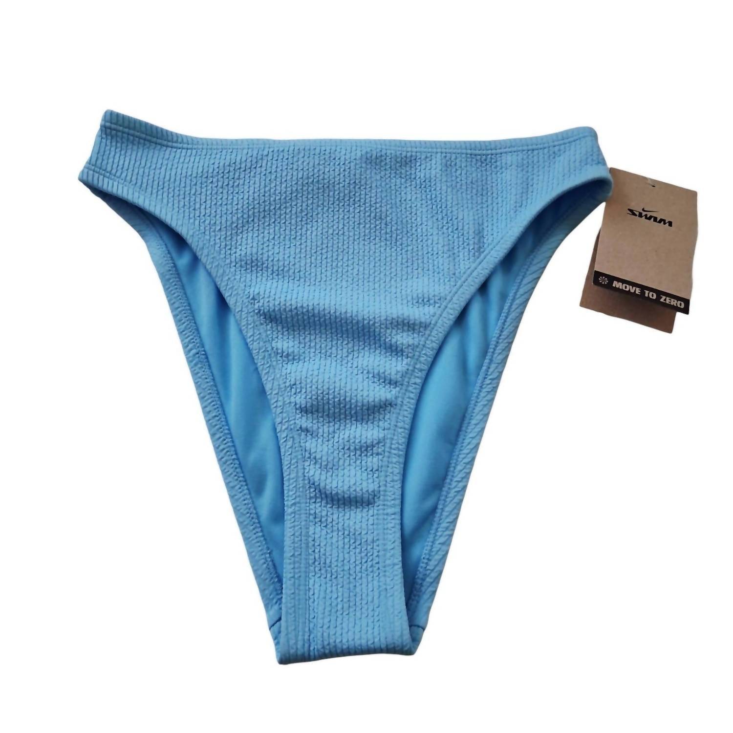NIKE Women's Swim Bikini Bottom in blue - women's swimwear