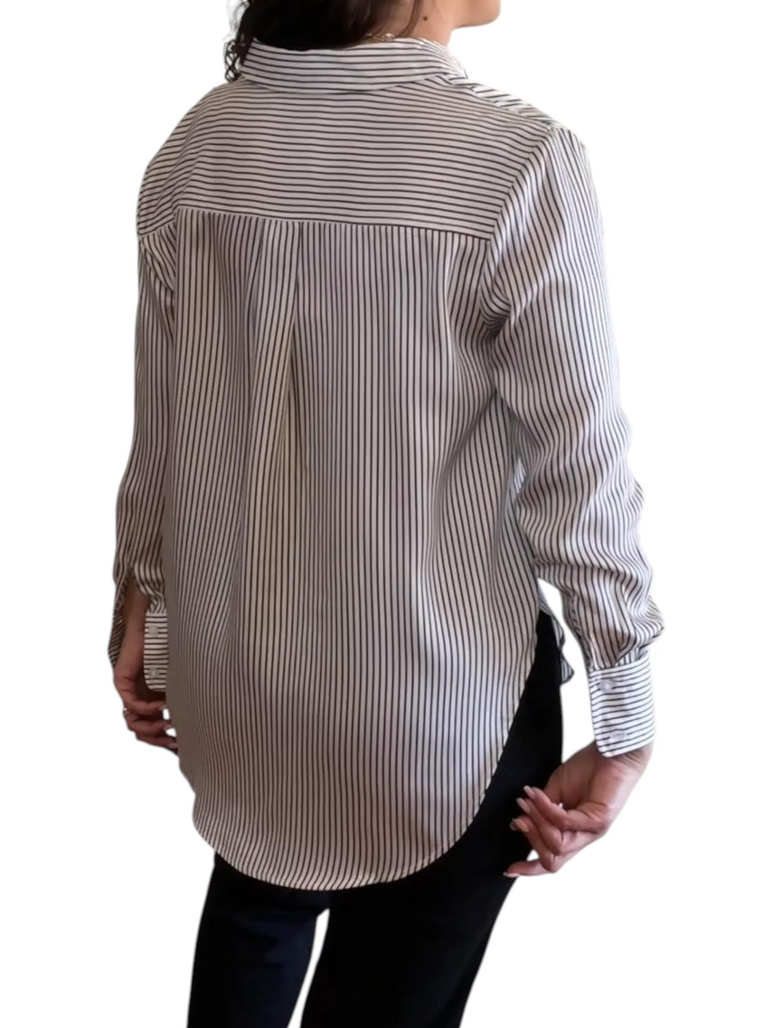 Blu Pepper - Pinstripe Button Down Shirt