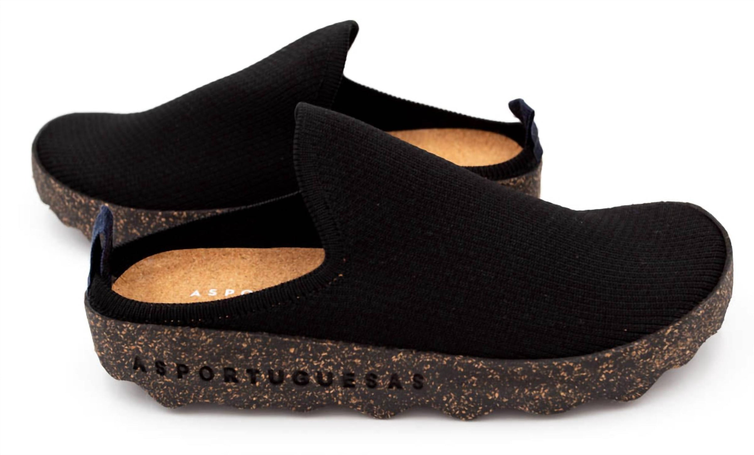 ASPORTUGUESAS Women's City Clogs in black - women's shoe - detail view