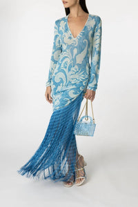 Etro - Printed Long Sleeve Dress