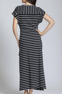 Apny - Stripe Maxi Dress