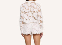 L'Agence - Seychelle Cropped Button Down Top