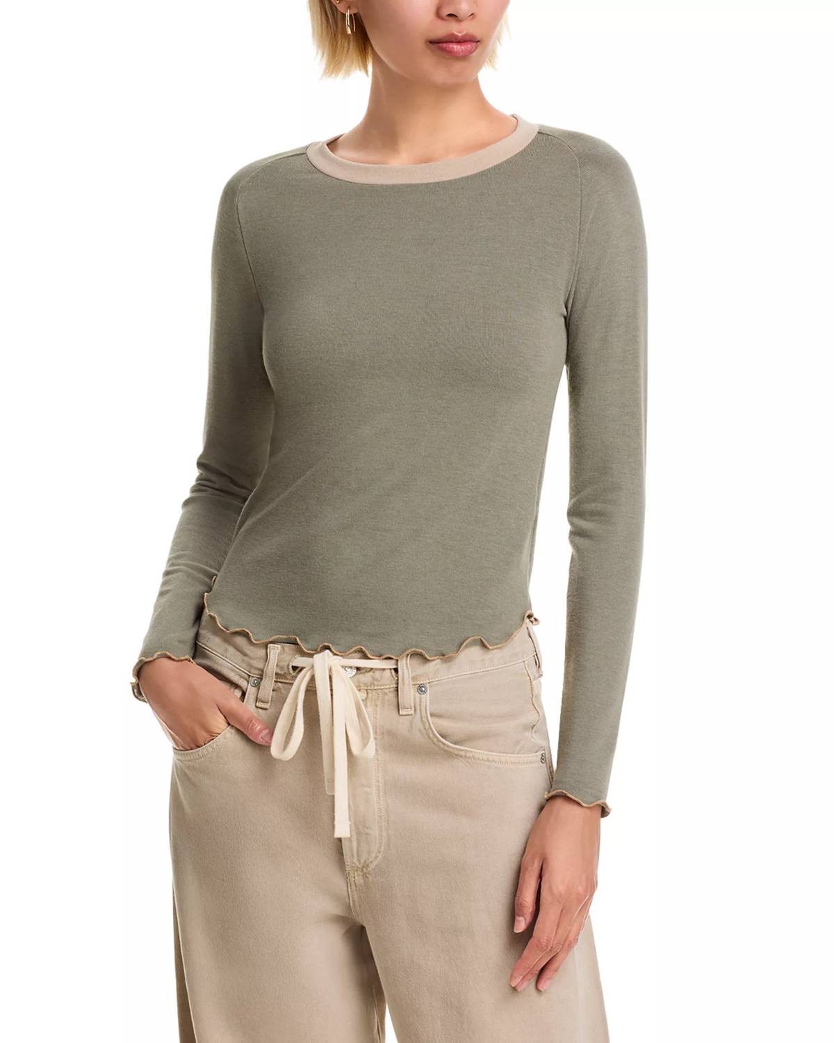 Six/Fifty - Lea Layered Ribbed Tee