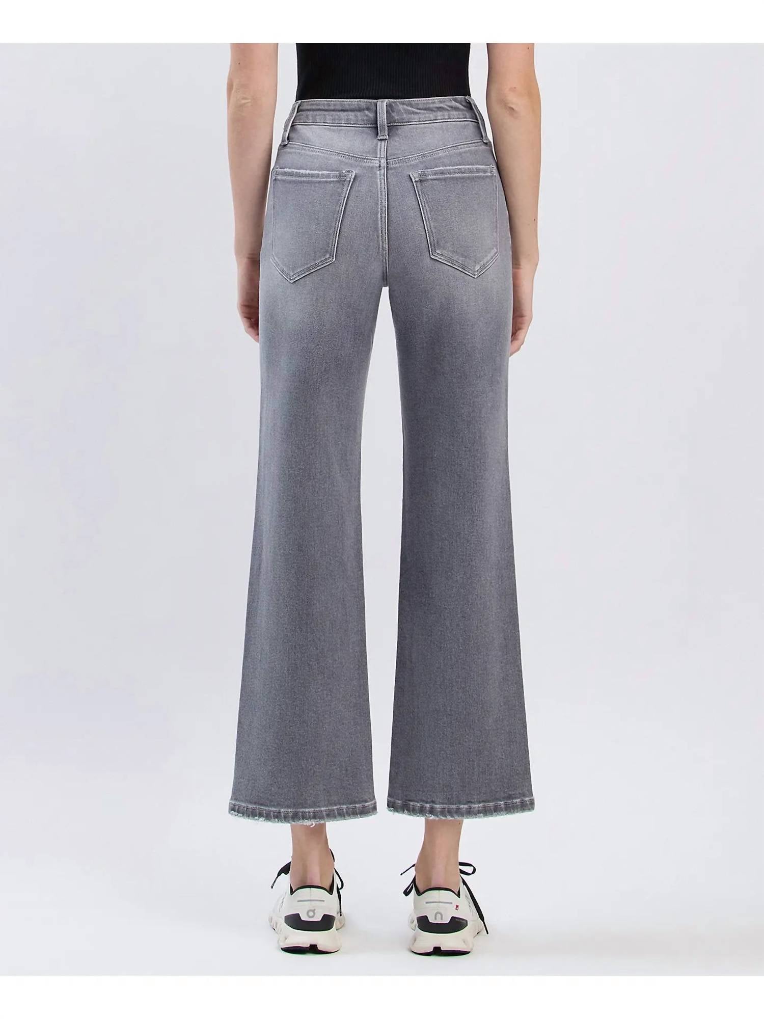 Vervet By Flying Monkey - High Rise Ankle Slim Wide Leg Jeans